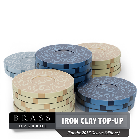 Iron Clays: 22-Chip Brass Upgrade Sleeve