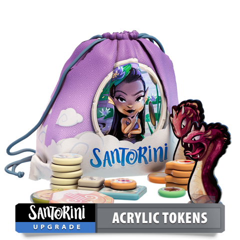 Santorini Pantheon Acrylic Tokens Bundle - case of 24