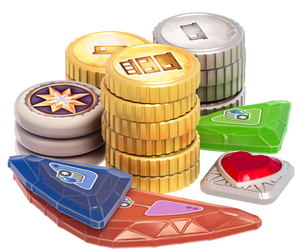 Santorini: Riddle of the Sphinx Acrylic Tokens