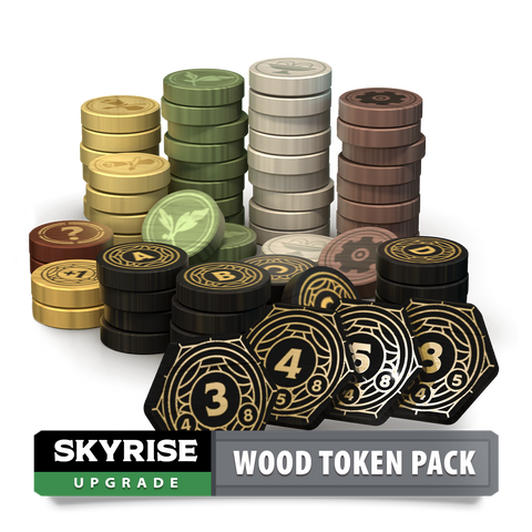 Skyrise Wooden Token Pack